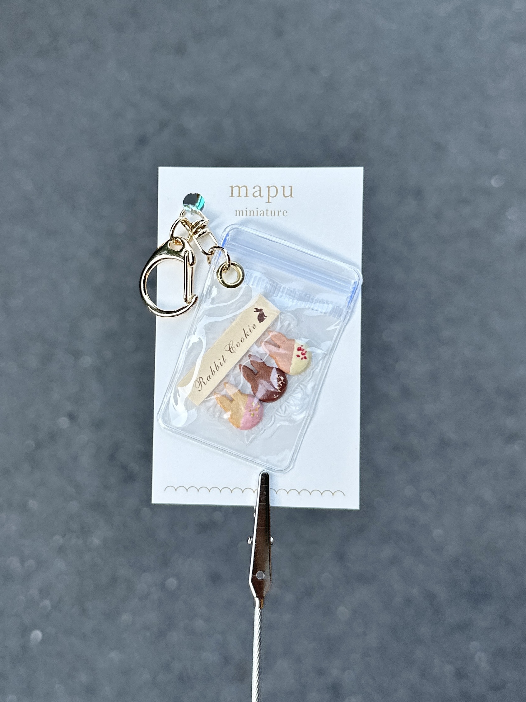 [mapu] 兔子巧克力餅乾吊飾 | NO.25