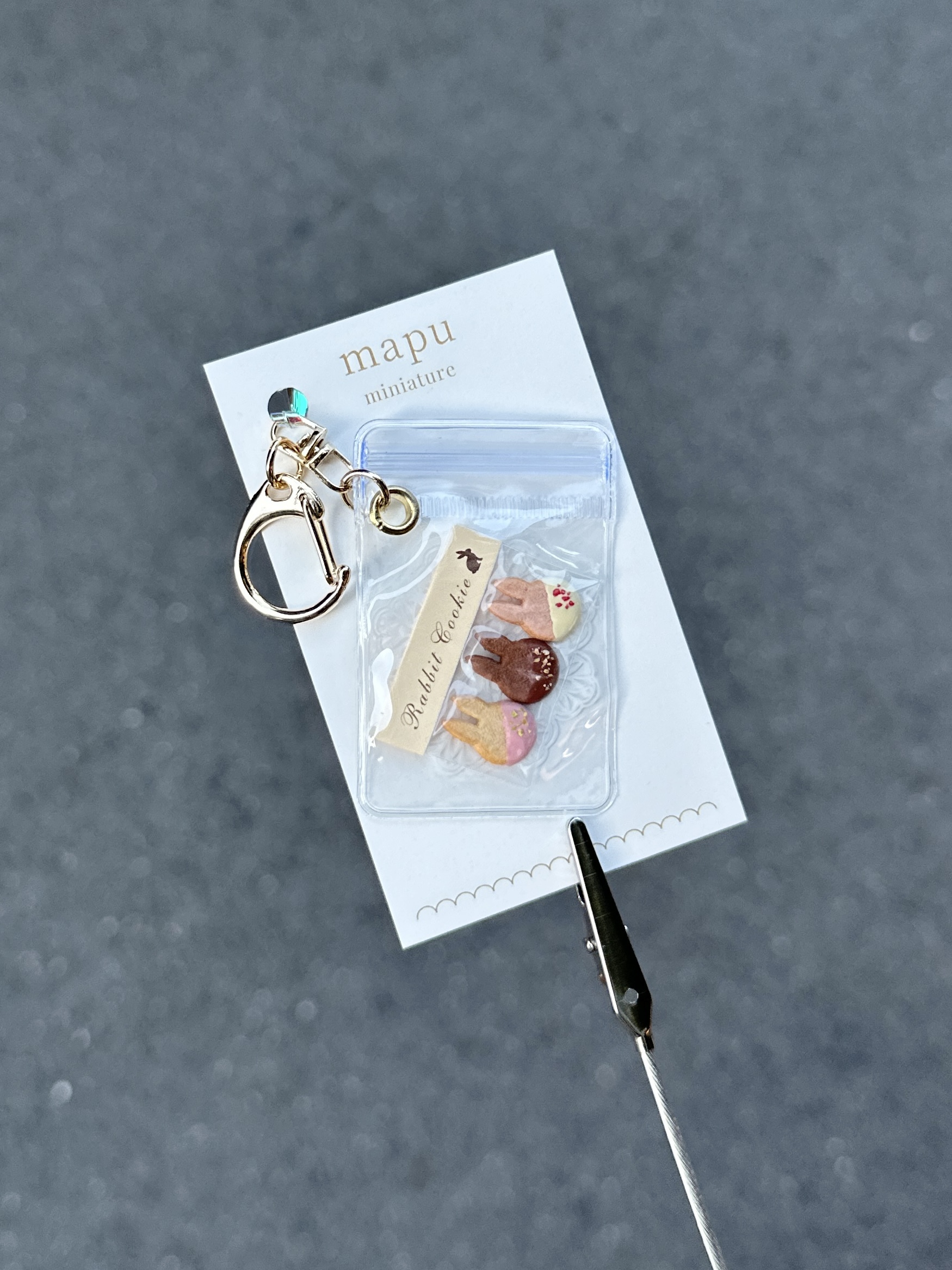 [mapu] 兔子巧克力餅乾吊飾 | NO.25