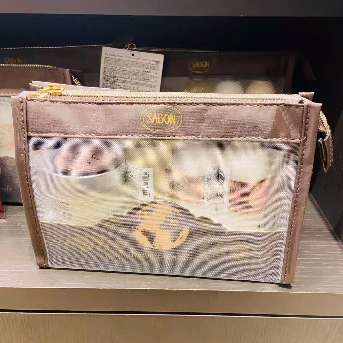 【SABON】 以色列綠玫瑰6件旅行保養組