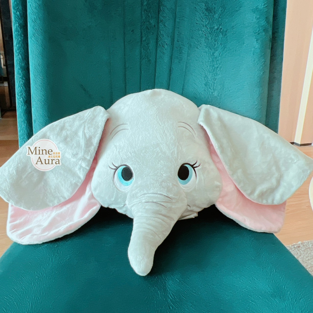 (現貨) 小飛象 Dumbo 大頭造型 抱枕 靠墊 -香港迪士尼樂園