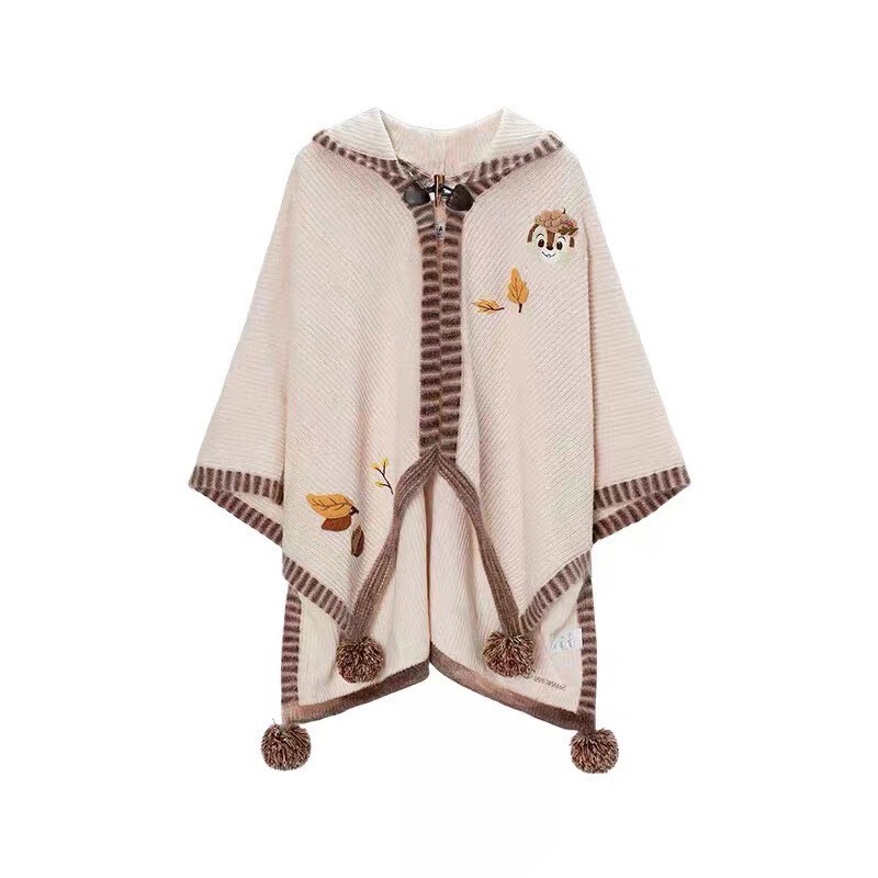 奇奇蒂蒂 Chip 'n Dale 秋日森語系列 披肩 外套 -上海迪士尼樂園