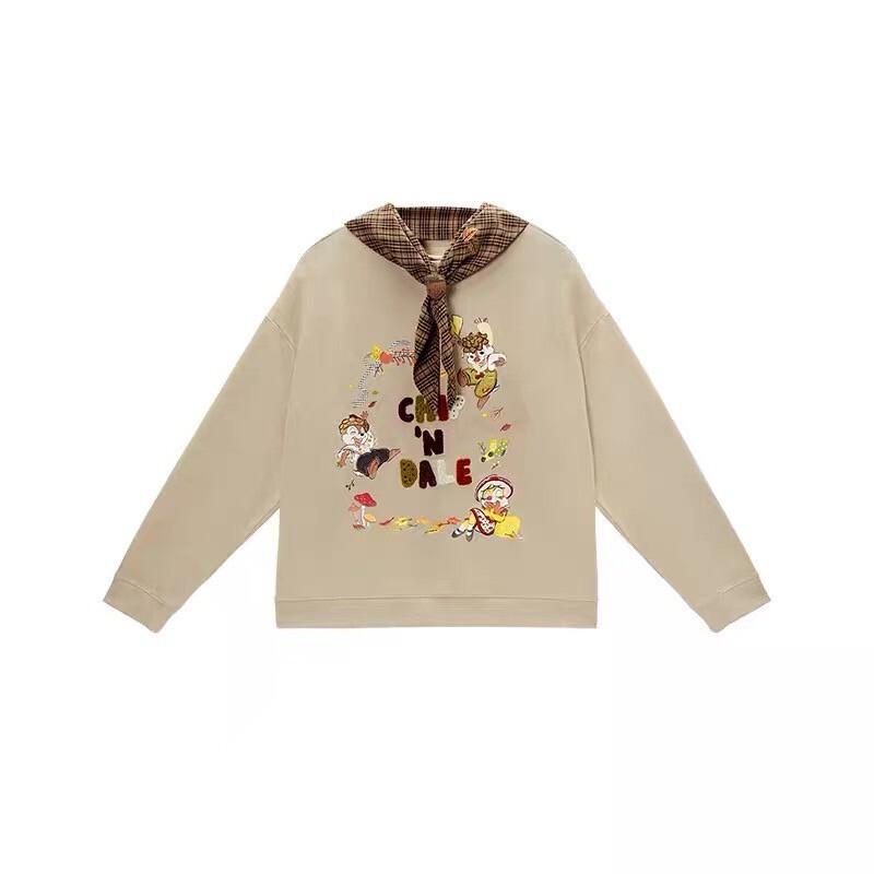 奇奇蒂蒂 Chip 'n Dale 秋日森語系列 圖案 長T 長袖 上衣 -上海迪士尼樂園