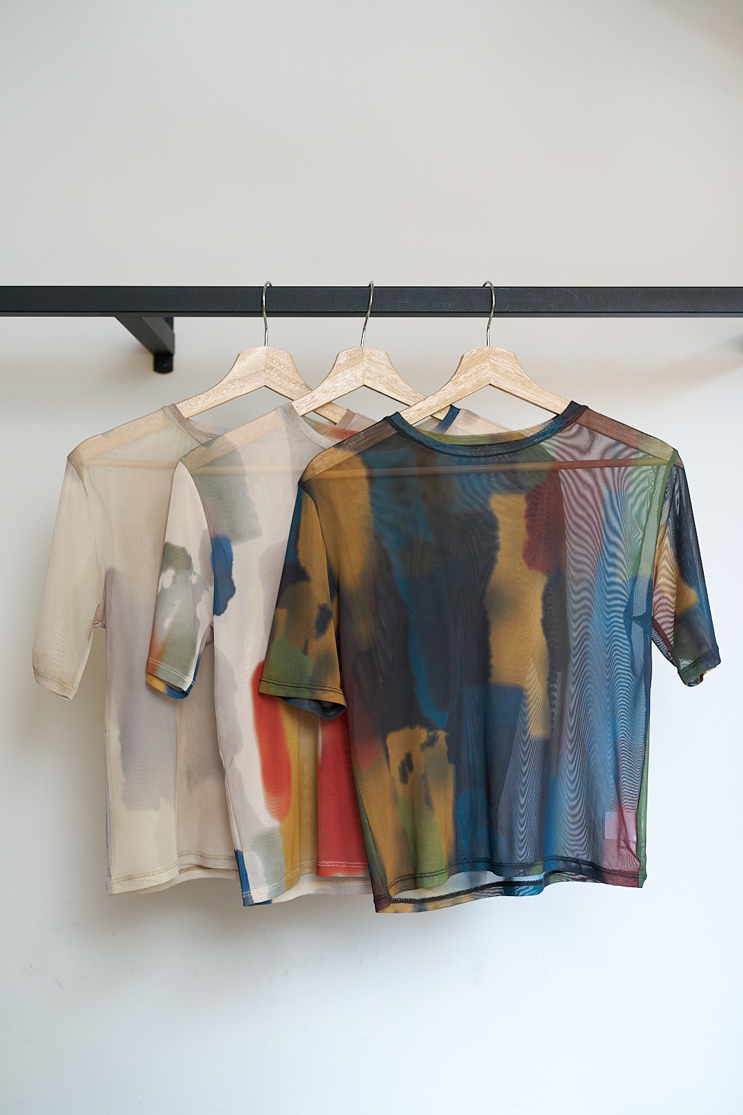 日光暈染！水彩透明感Tee(三色)