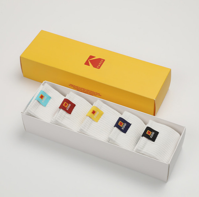 韓國 柯達Kodak 運動襪 五入組