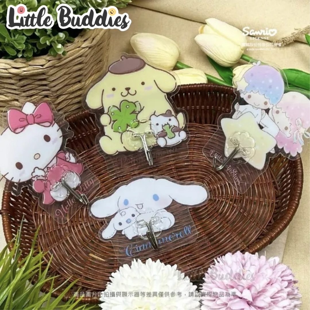 台灣 Sanrio 無痕掛勾 (4入)