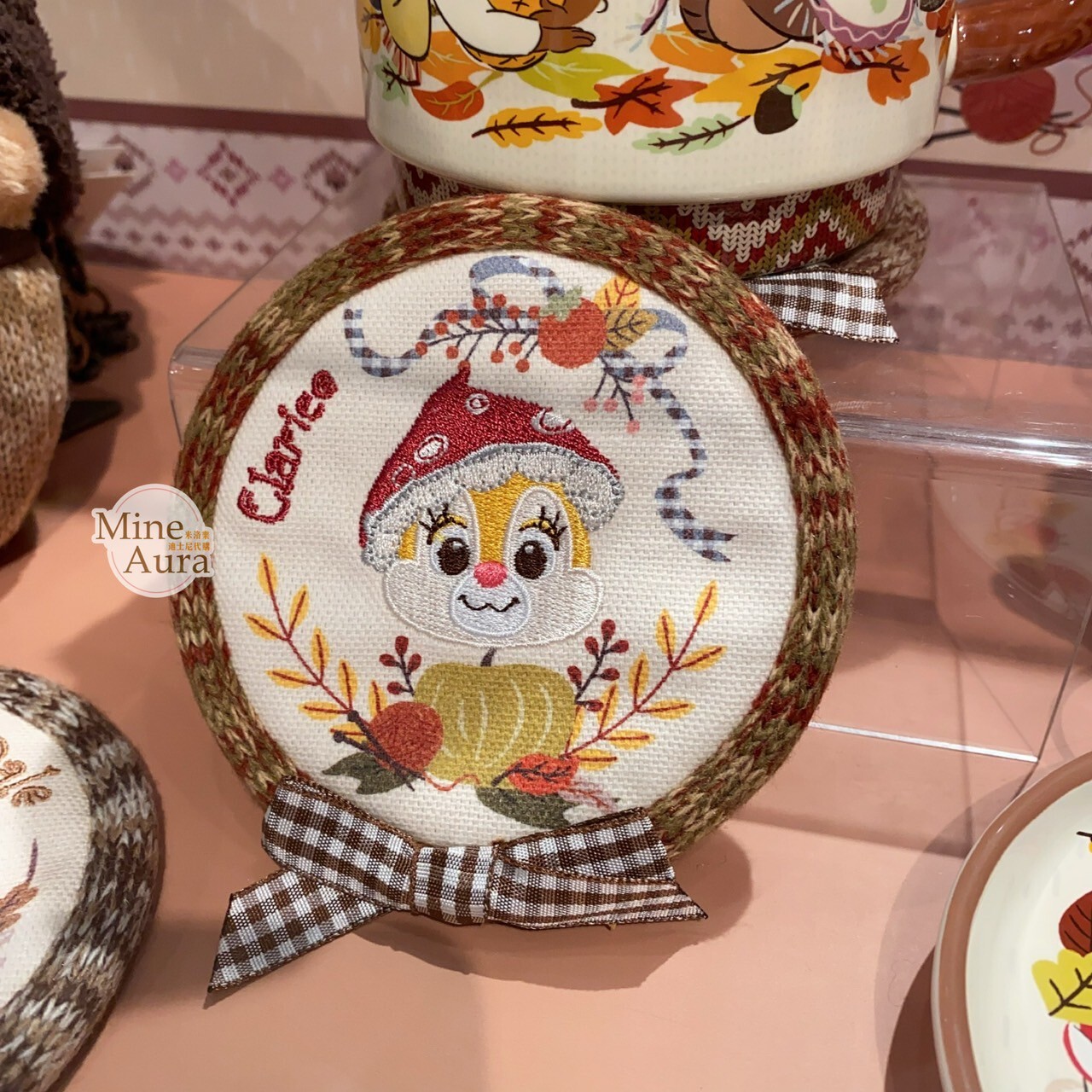 奇奇蒂蒂 Chip 'n Dale 秋日森語系列 圖案 杯墊 3入組 -上海迪士尼樂園