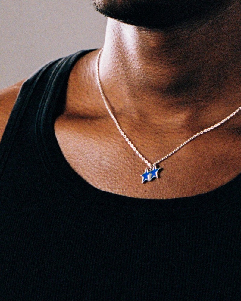 TwoJeys｜Tilted Enameled Necklace