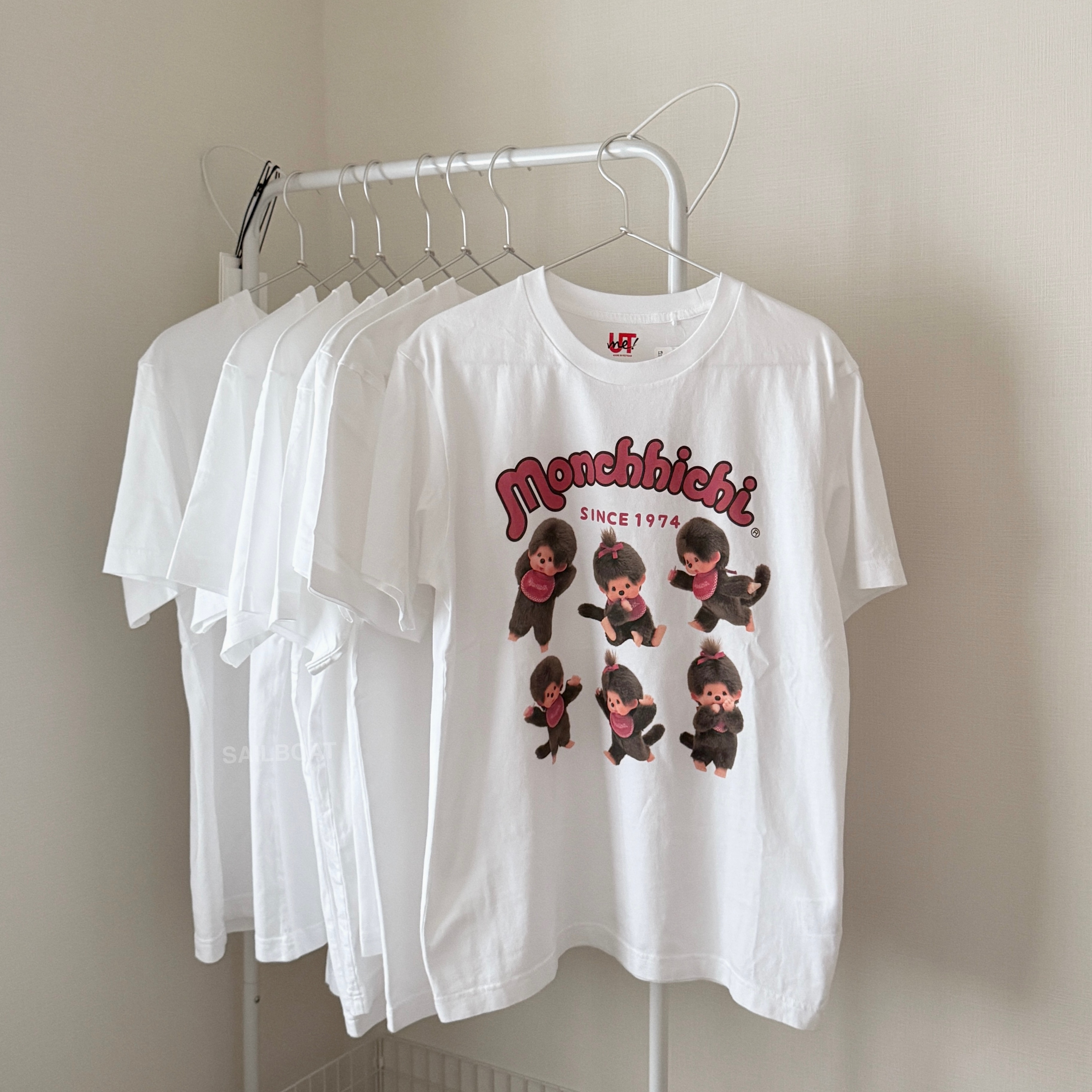 🇯🇵限定款 "大童/成人款" 日本 UNIQLO UT × Monchhichi 蒙奇奇 短袖