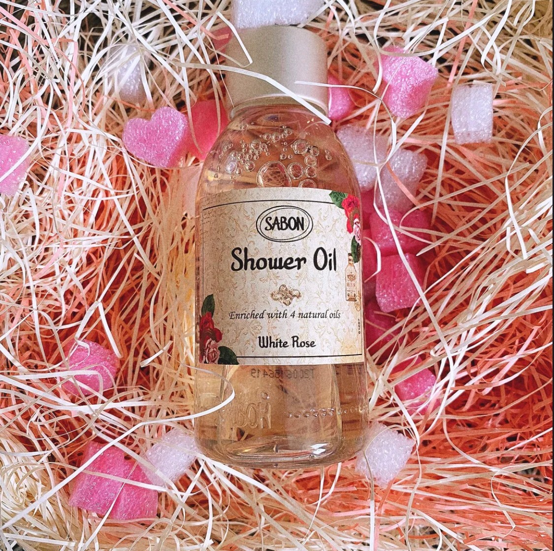 【SABON】 白玫瑰沐浴油 100ml