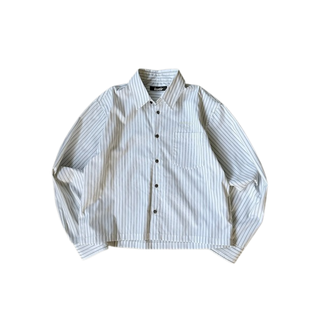 【代購】Kutir Assorted Cropped Shirt 刺繡寬短長袖襯衫 3色