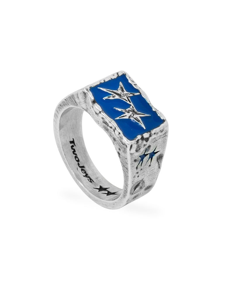 TwoJeys｜Ignorant Icon Ring (Blue)