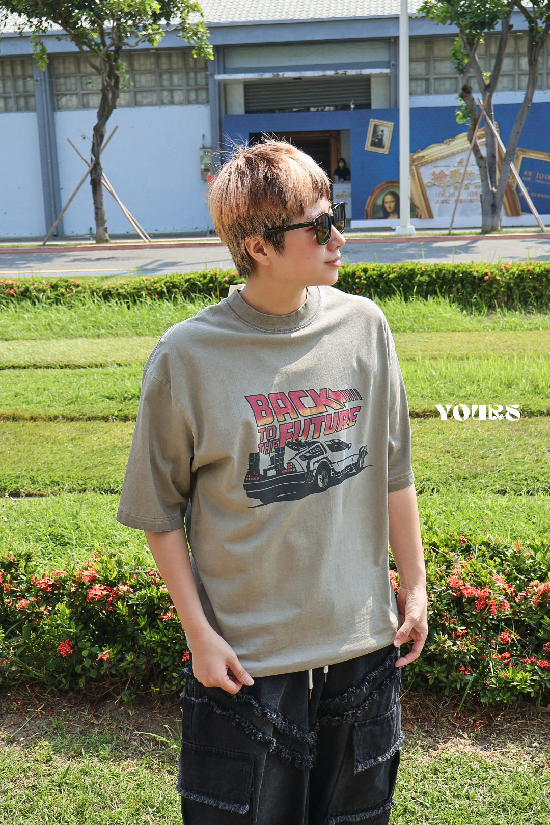 Select By Yourˊs 回到未來水洗短Tee (2colors)