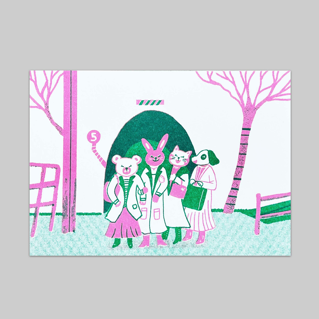 日劇《重啟人生》/孔版印刷明信片