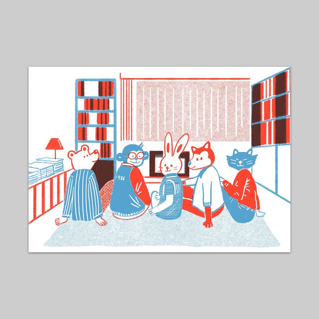 韓劇《請回答1988》/孔版印刷明信片