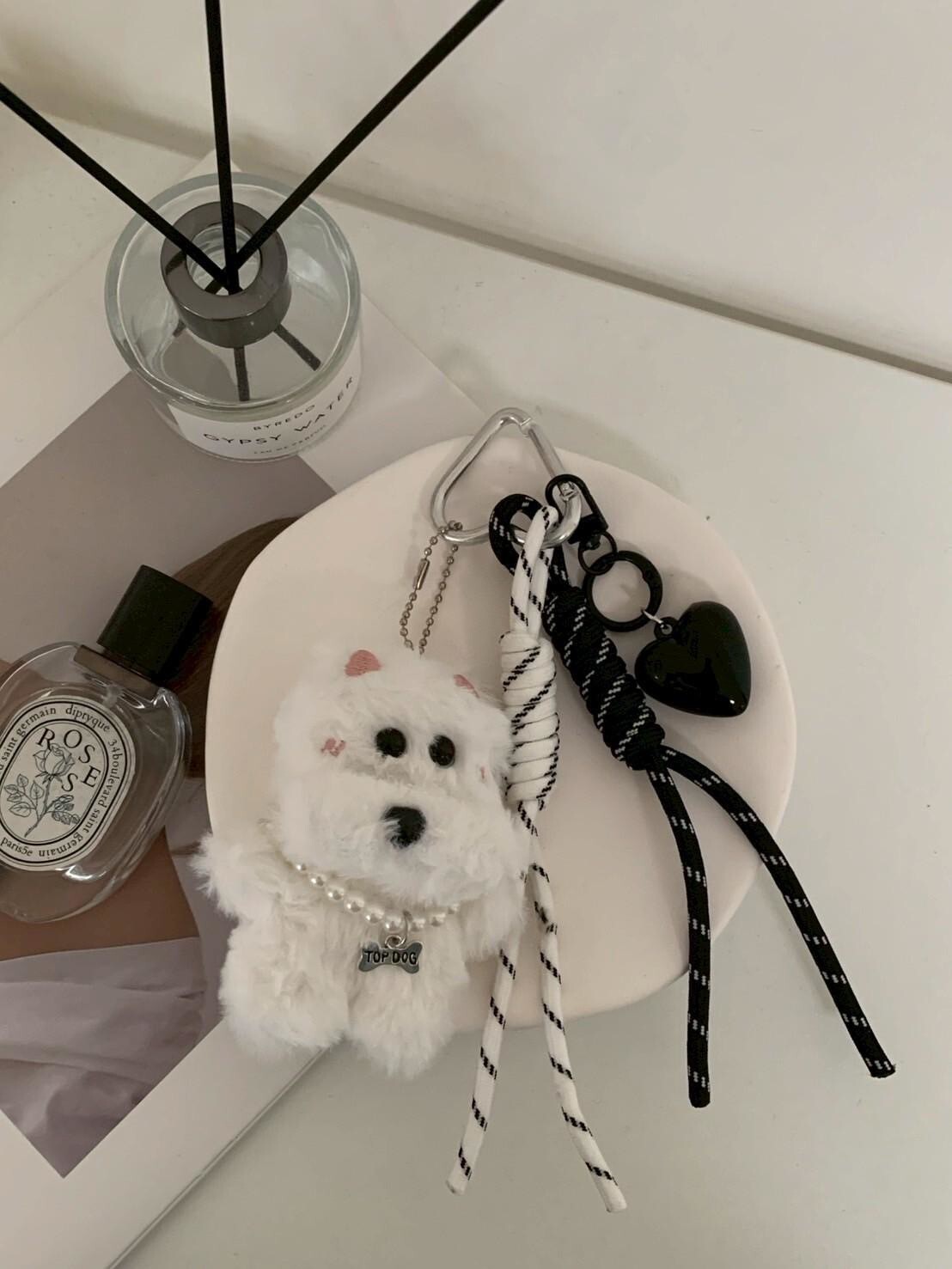 超可愛西高地白梗狗狗吊飾