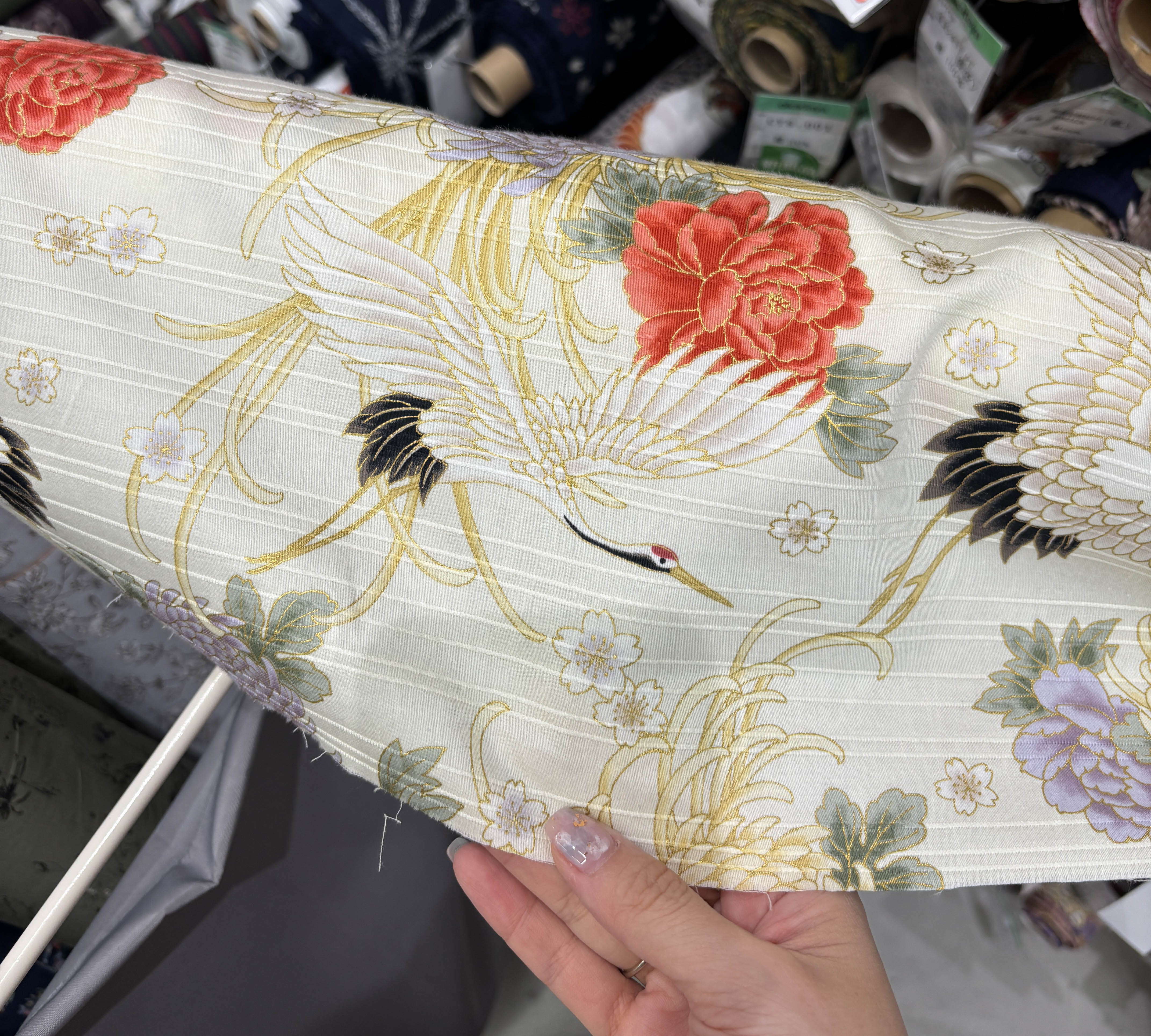 新宿Okadaya布料樓層