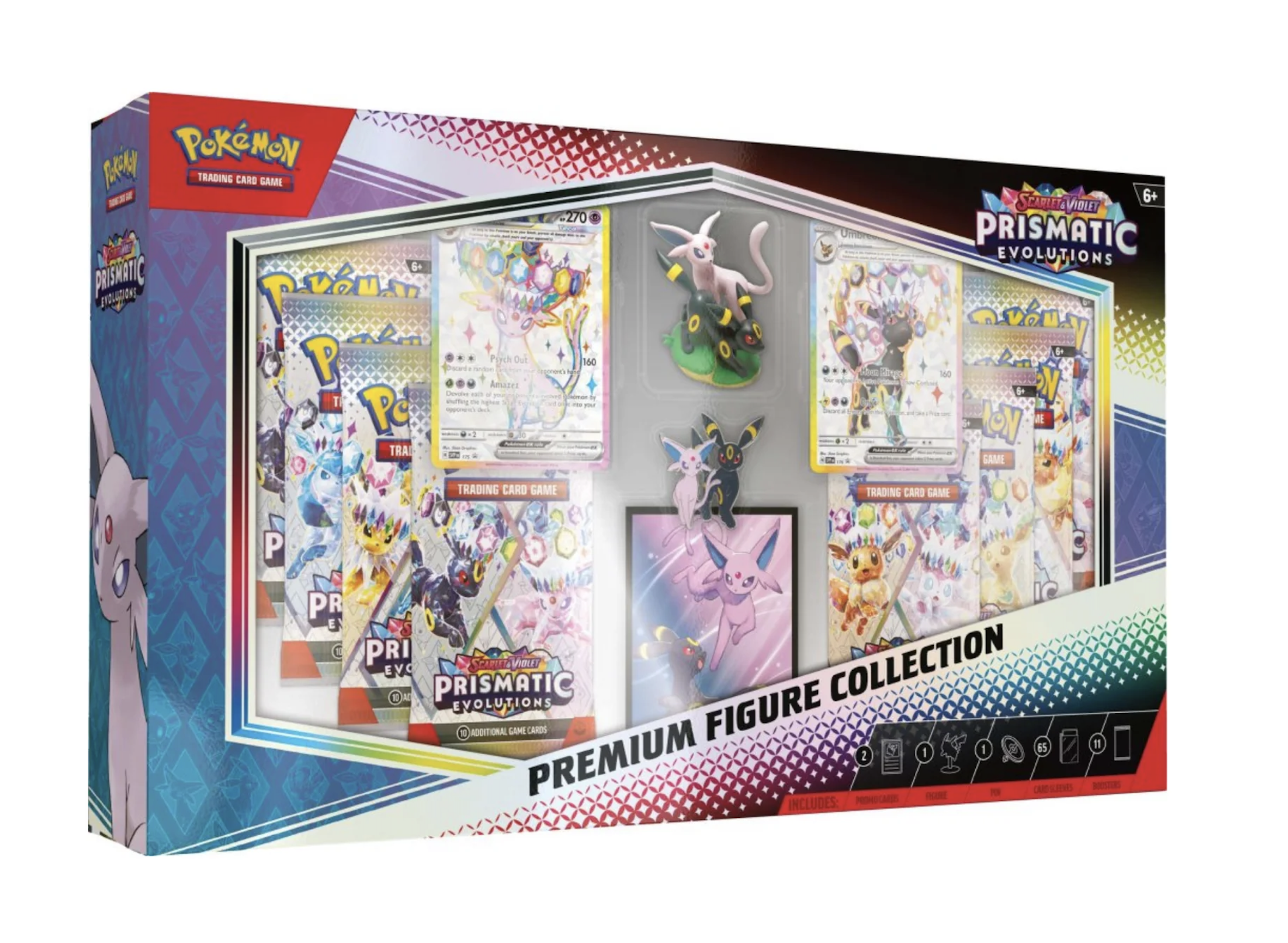 【英文版】Pokemon 朱&紫 太晶慶典ex PRISMATIC EVOLUTIONS 月亮伊布/太陽伊布 收藏禮盒