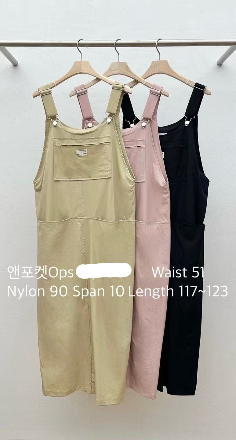 RF5004 可調肩帶工裝牛仔裙