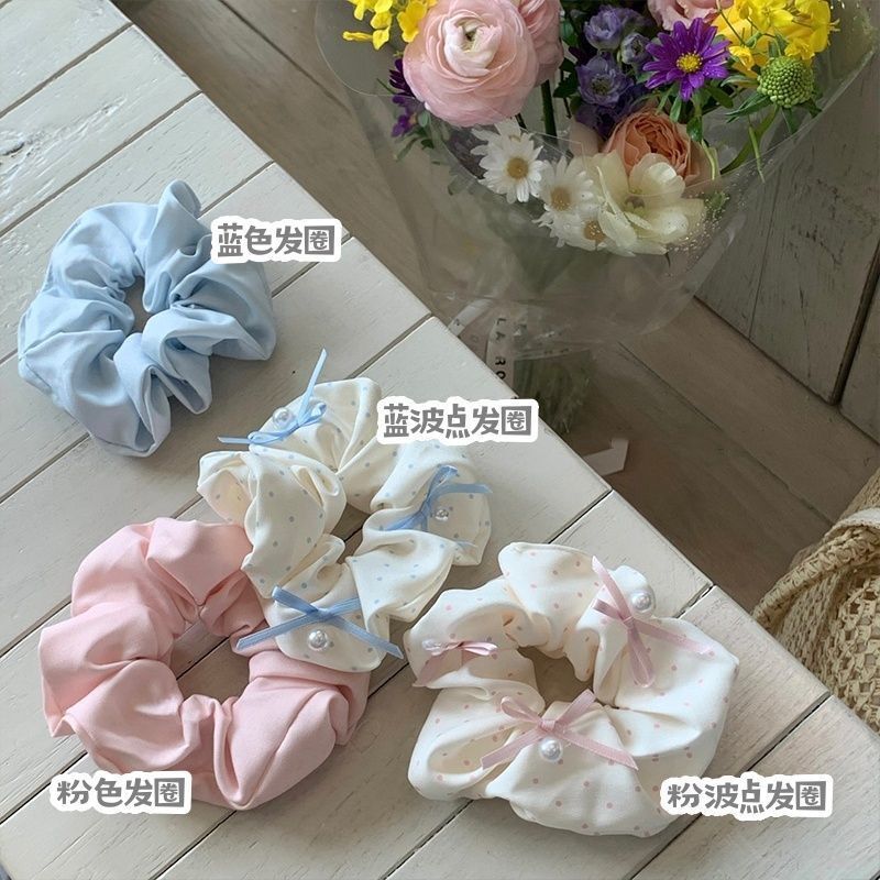 [3 FOR RM10] Fresh Bow Polka Dot Scrunchie