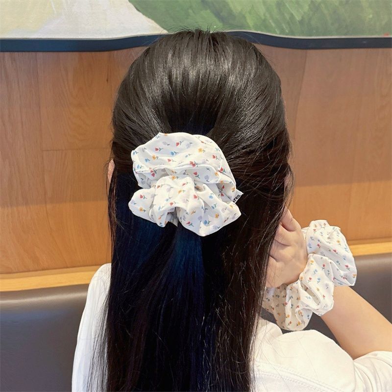 [3 FOR RM10] Fresh Floral Polka Dot Scrunchies