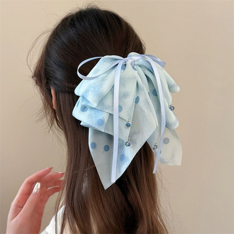 Fairy Bow Ribbon Ponytail Claw