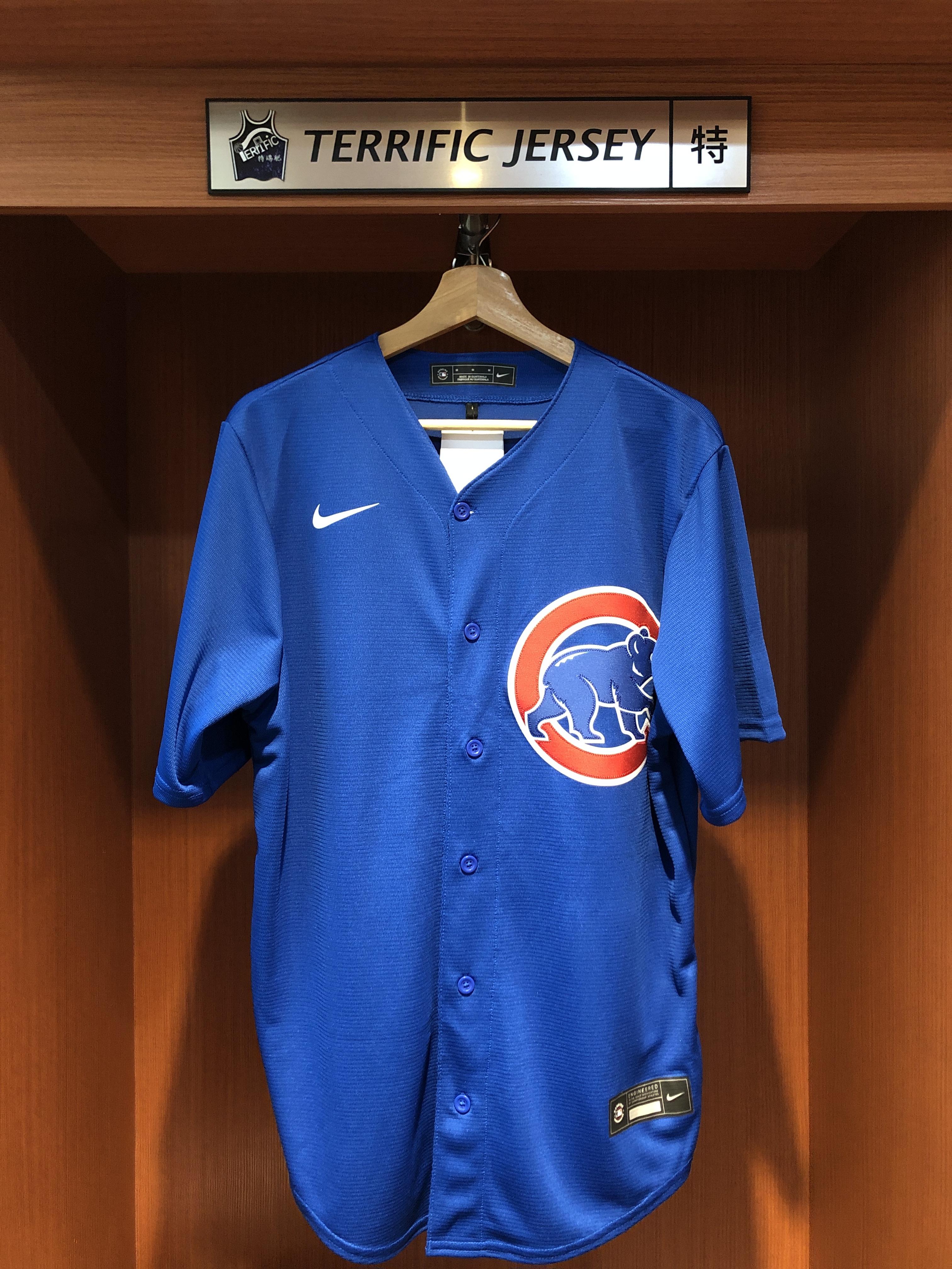 MLB球衣 Pete Crow-Armstrong 芝加哥小熊藍 Nike Replica Player Name Jersey 球迷版 熱轉印 全新