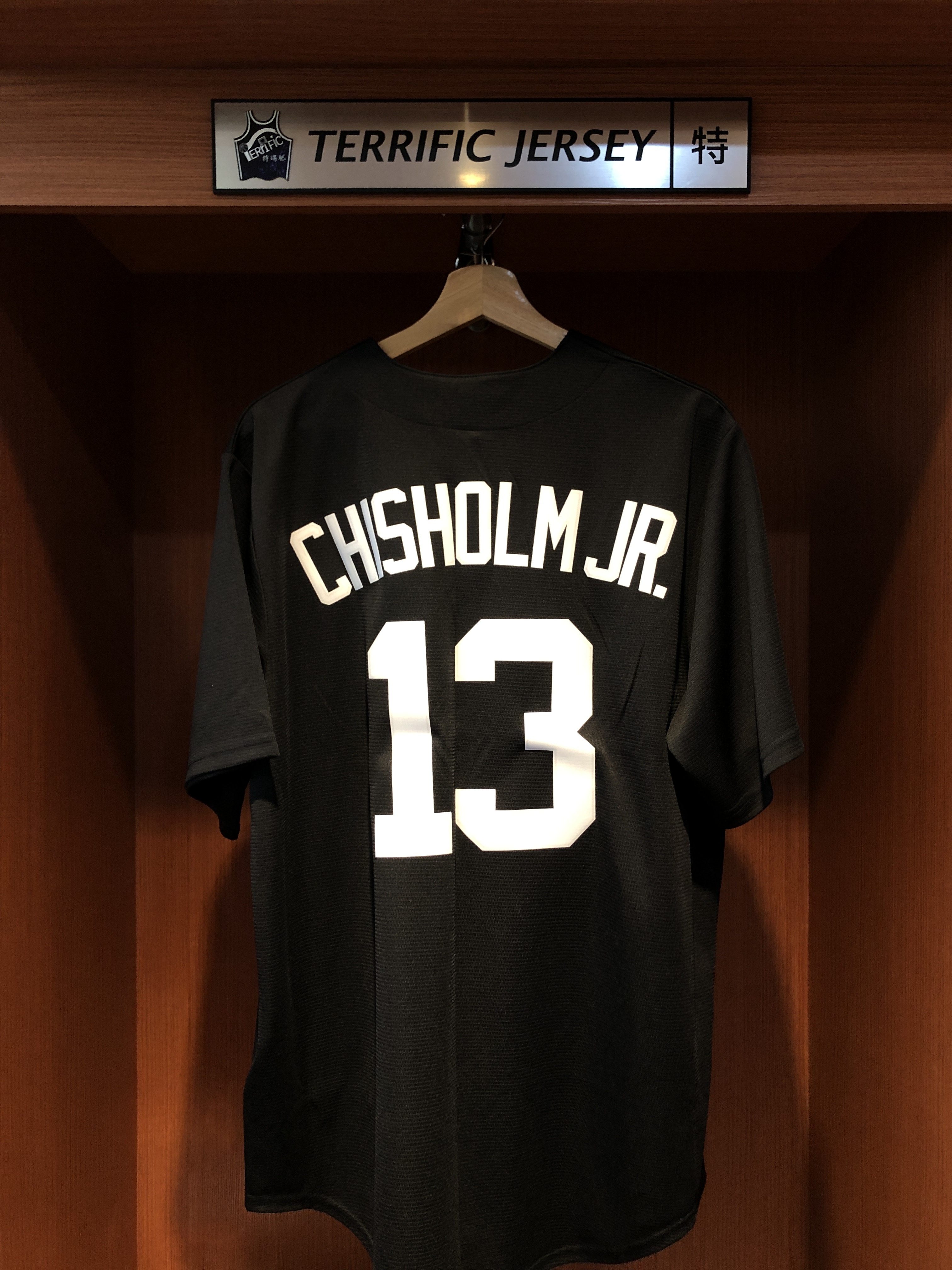 MLB球衣 Jazz Chisholm Jr. 紐約洋基黑 異色 Lights Out Nike Replica Player Name Jersey 球迷版 熱轉印 全新
