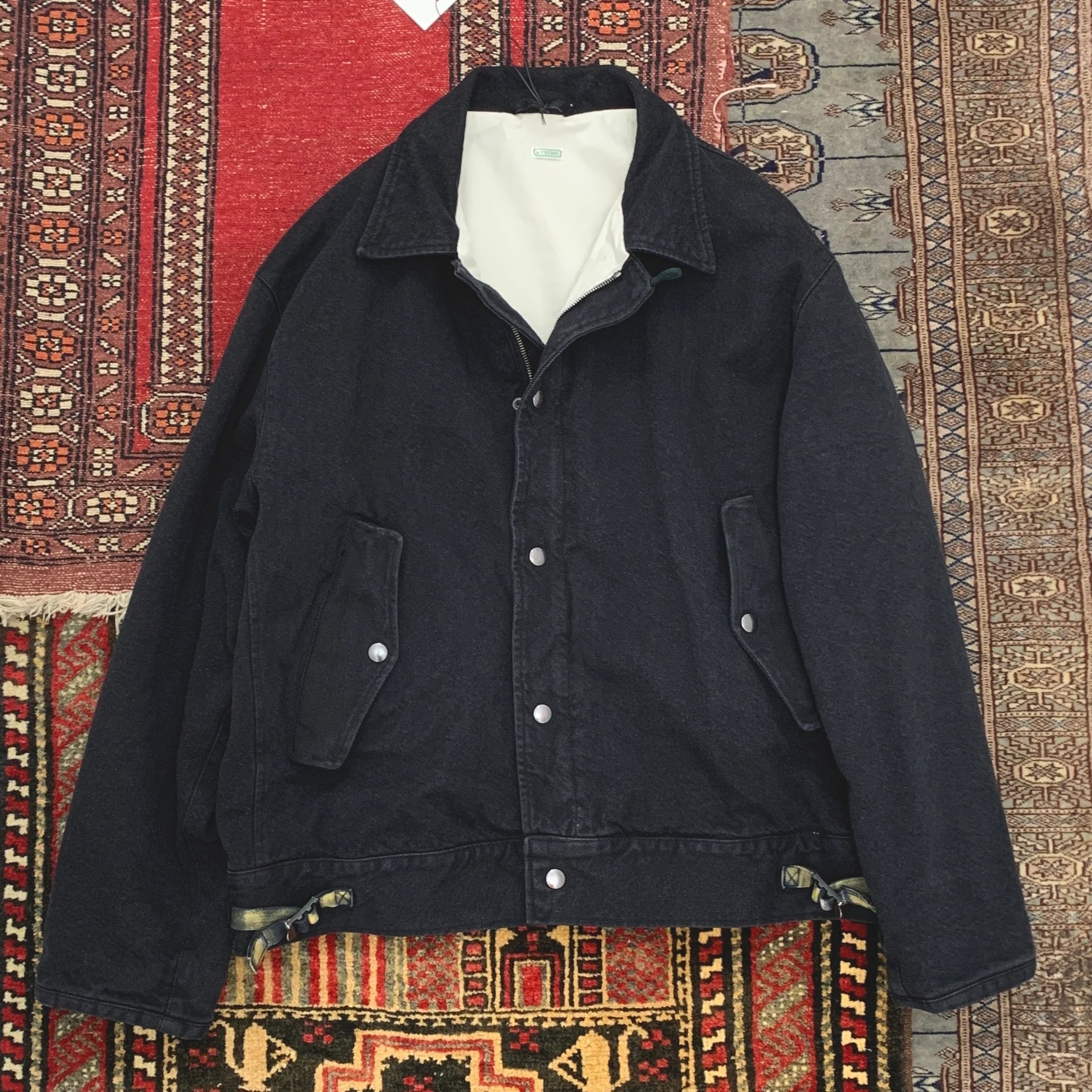 9/15 RE-STOCK: A.PRESSE 2025 SILK NEP TYPE A-1 JACKET (25AAP-01-24) - PRE ORDER ITEM (預訂中)