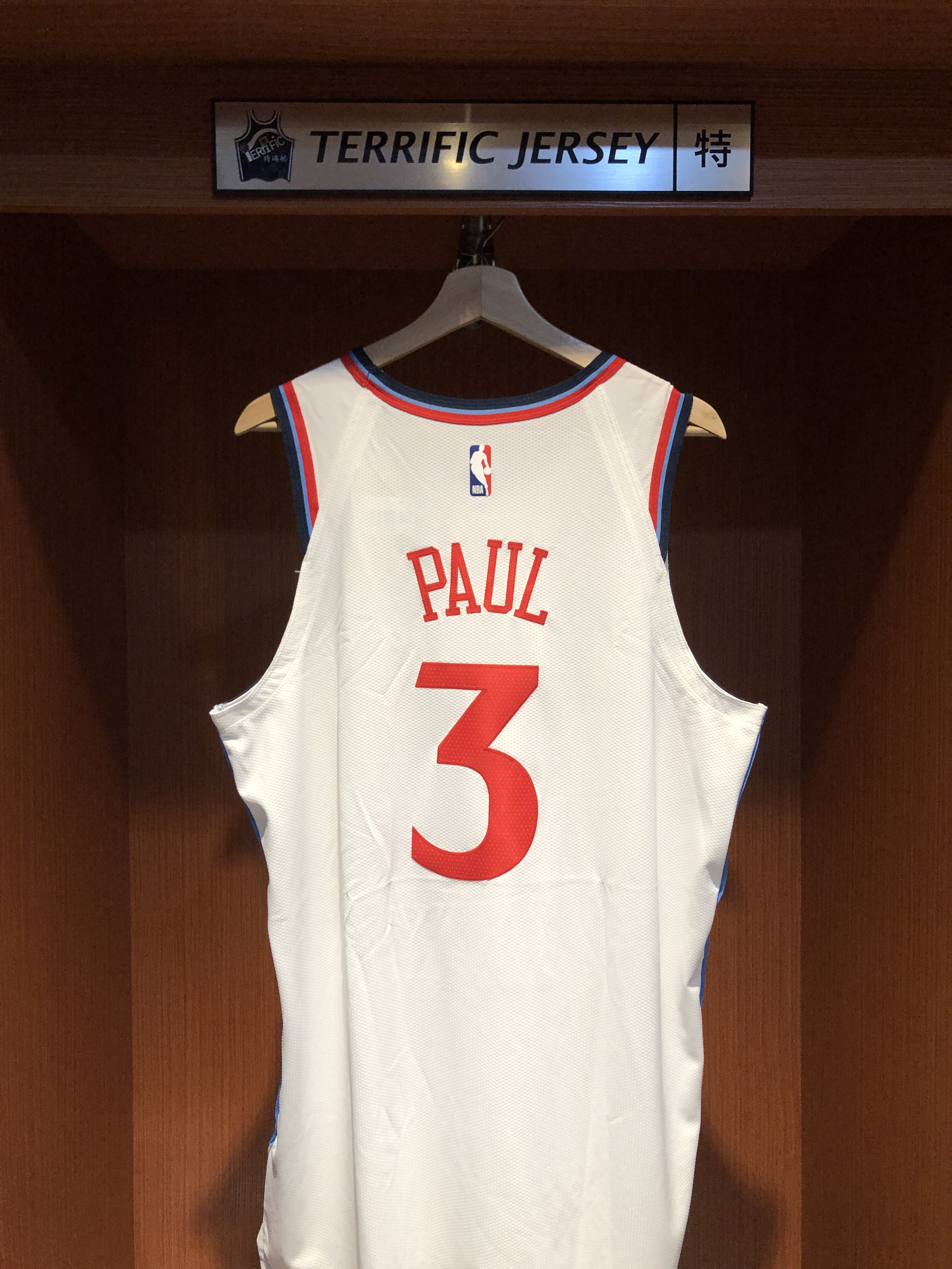 NBA球衣 Chris Paul 洛杉磯快艇白 Association Nike Authentic 球員版 電繡 全新