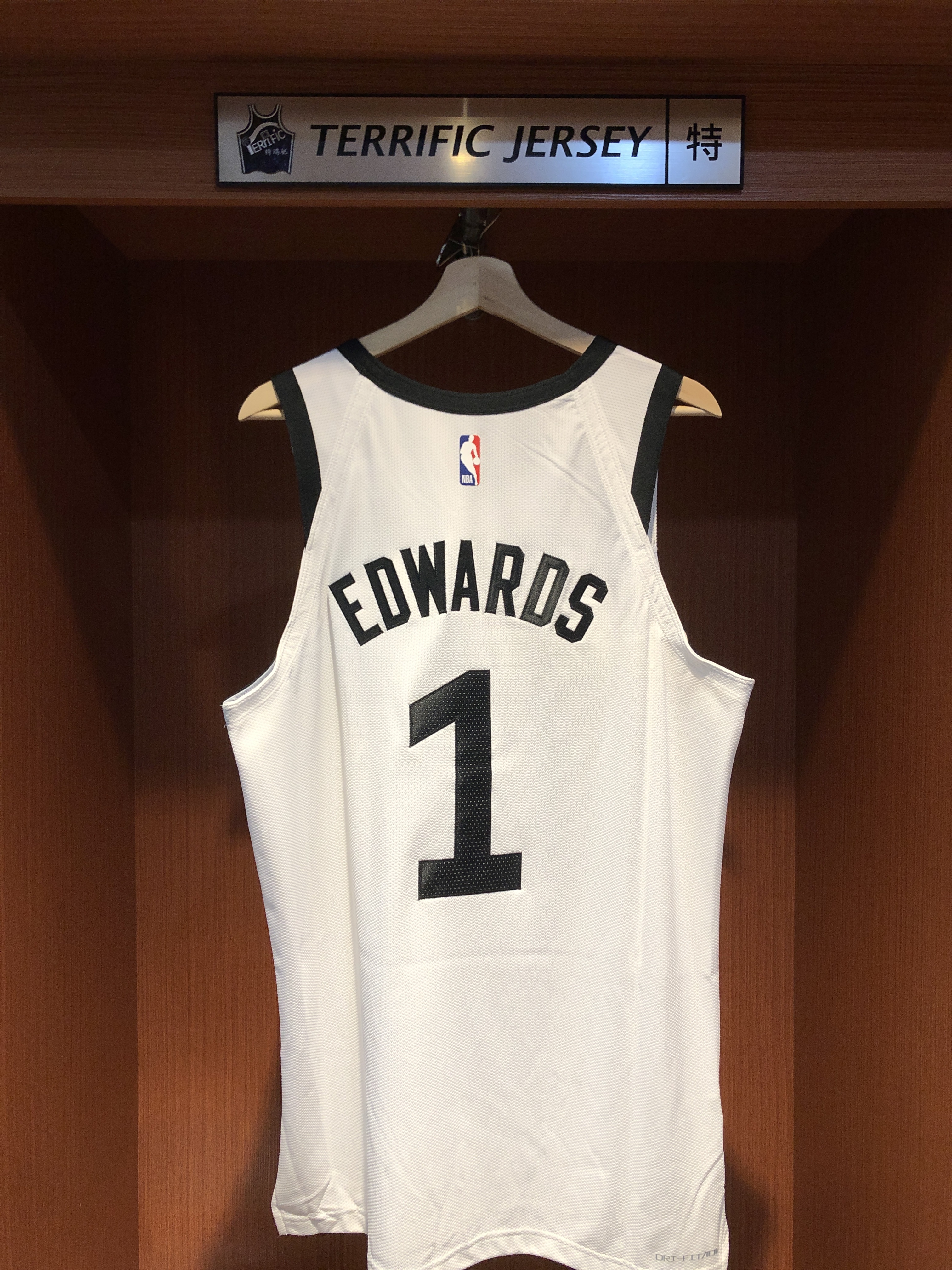 NBA球衣 Anthony Edwards 明尼蘇達灰狼城市 City Nike Authentic 球員版 電繡 含贊助商標 全新