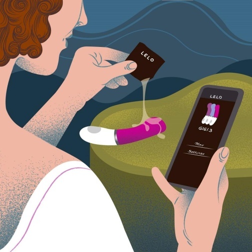 Lelo - Gigi 3 優質G點震動棒 可連應用程式