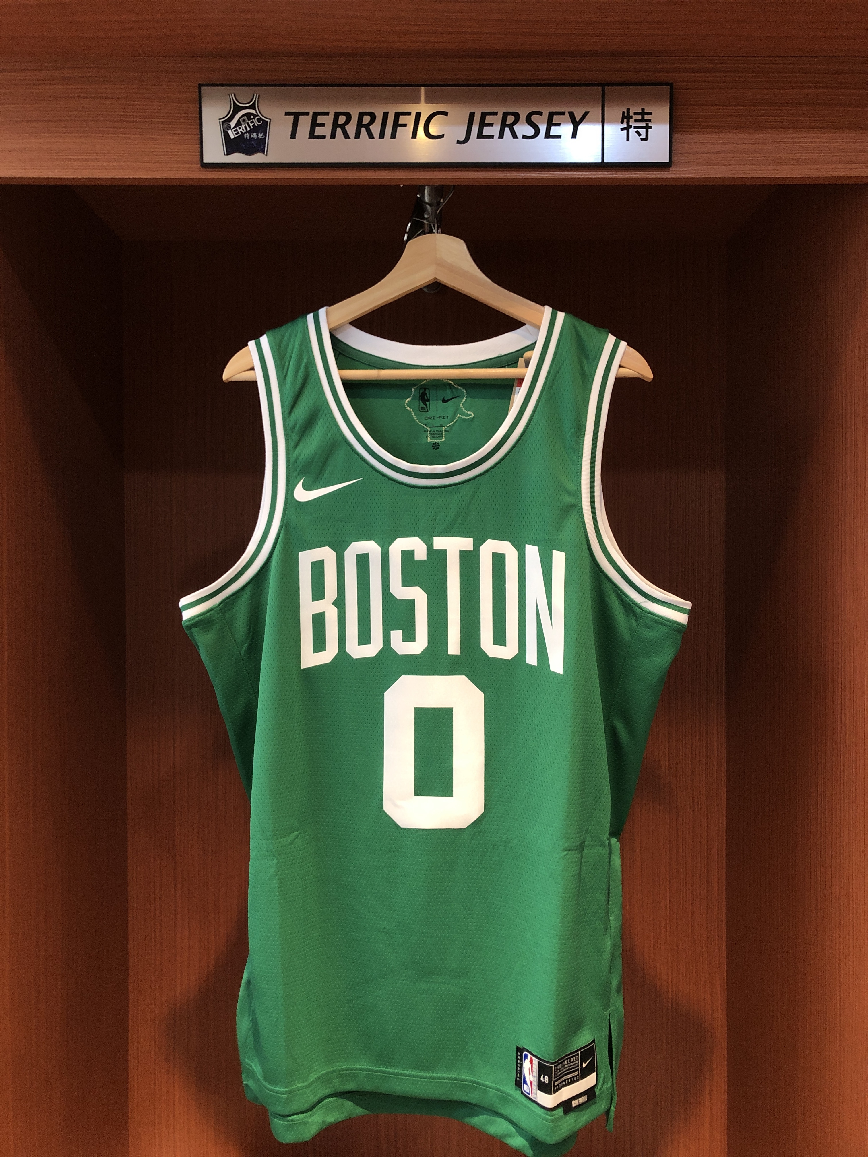 NBA球衣 Jayson Tatum 波士頓賽爾提克綠 Icon Nike Swingman 球迷版 熱轉印 冠軍章 全新