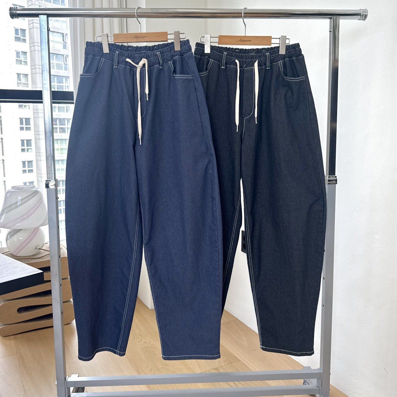 淨色鬆身牛仔褲 BY-434P