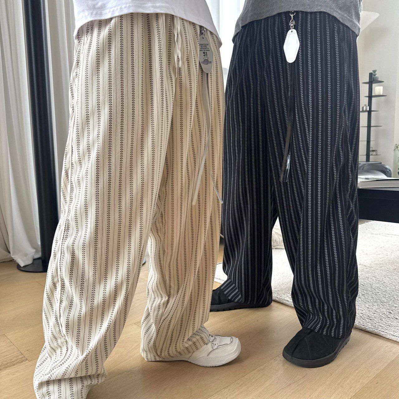 直紋鬆身褲 BY-435P