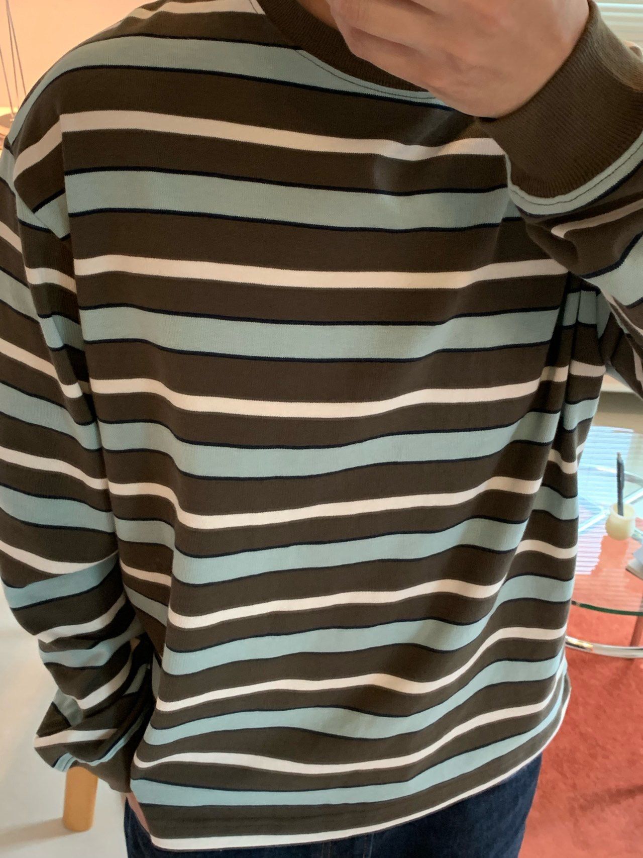 橫間長袖衫 OREO-115T