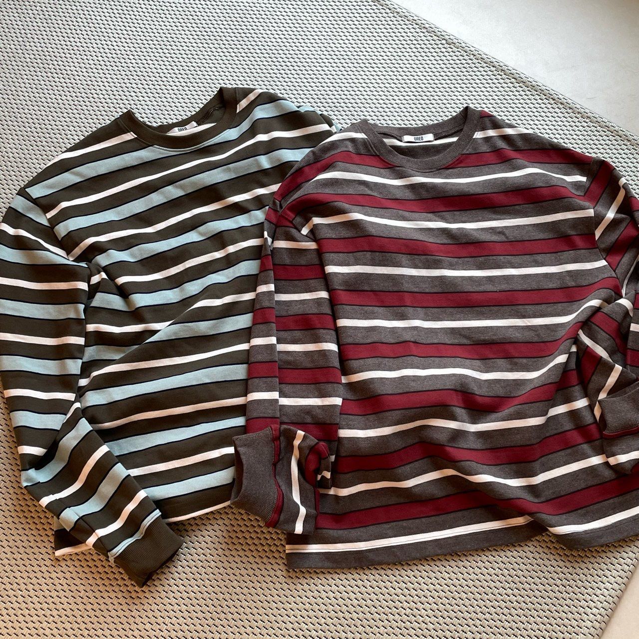 橫間長袖衫 OREO-115T