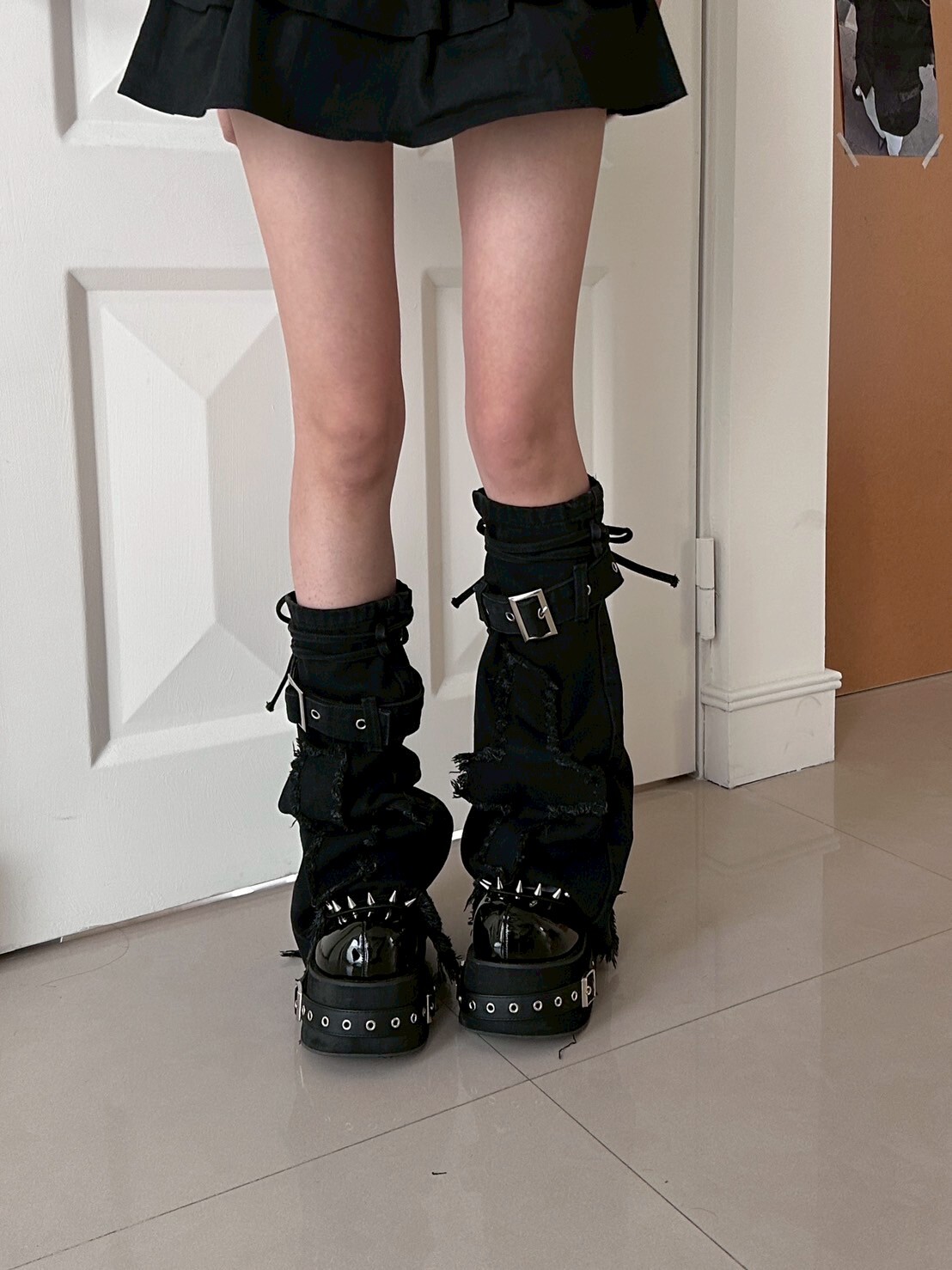 舞台打歌配備 十字刷破可調節襪套