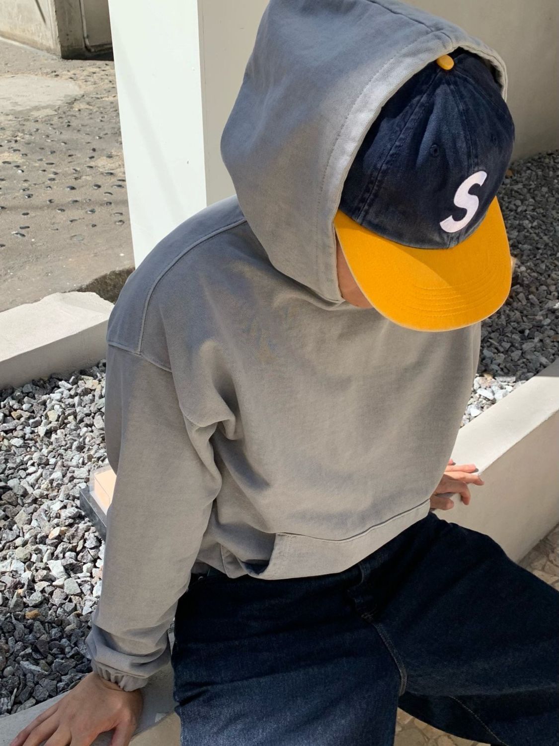 洗水淨色連帽衛衣 OREO-127T