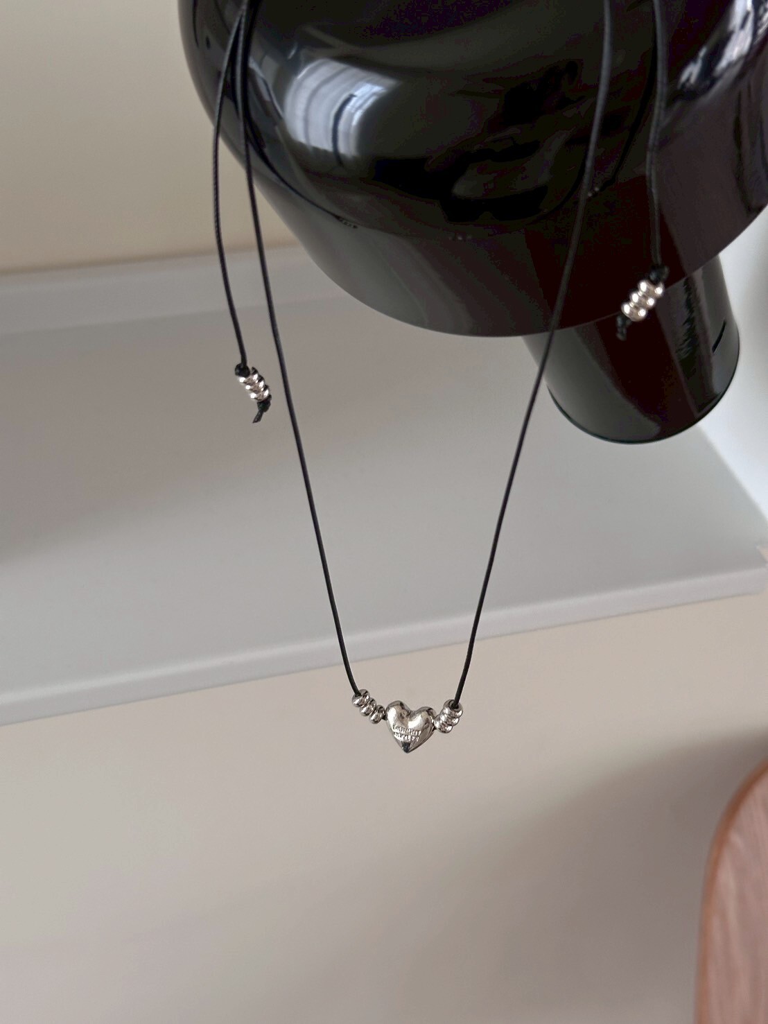 抽拉式 可調節 ♡愛心長鏈