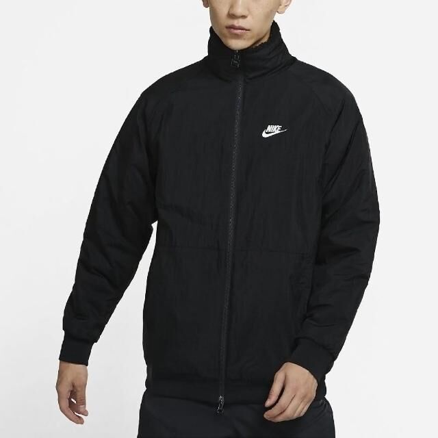 【出清特價】Nike NSW Swoosh Full Zip 搖粒絨雙面穿 大勾外套 黑白 男款 M號 BQ6546-011