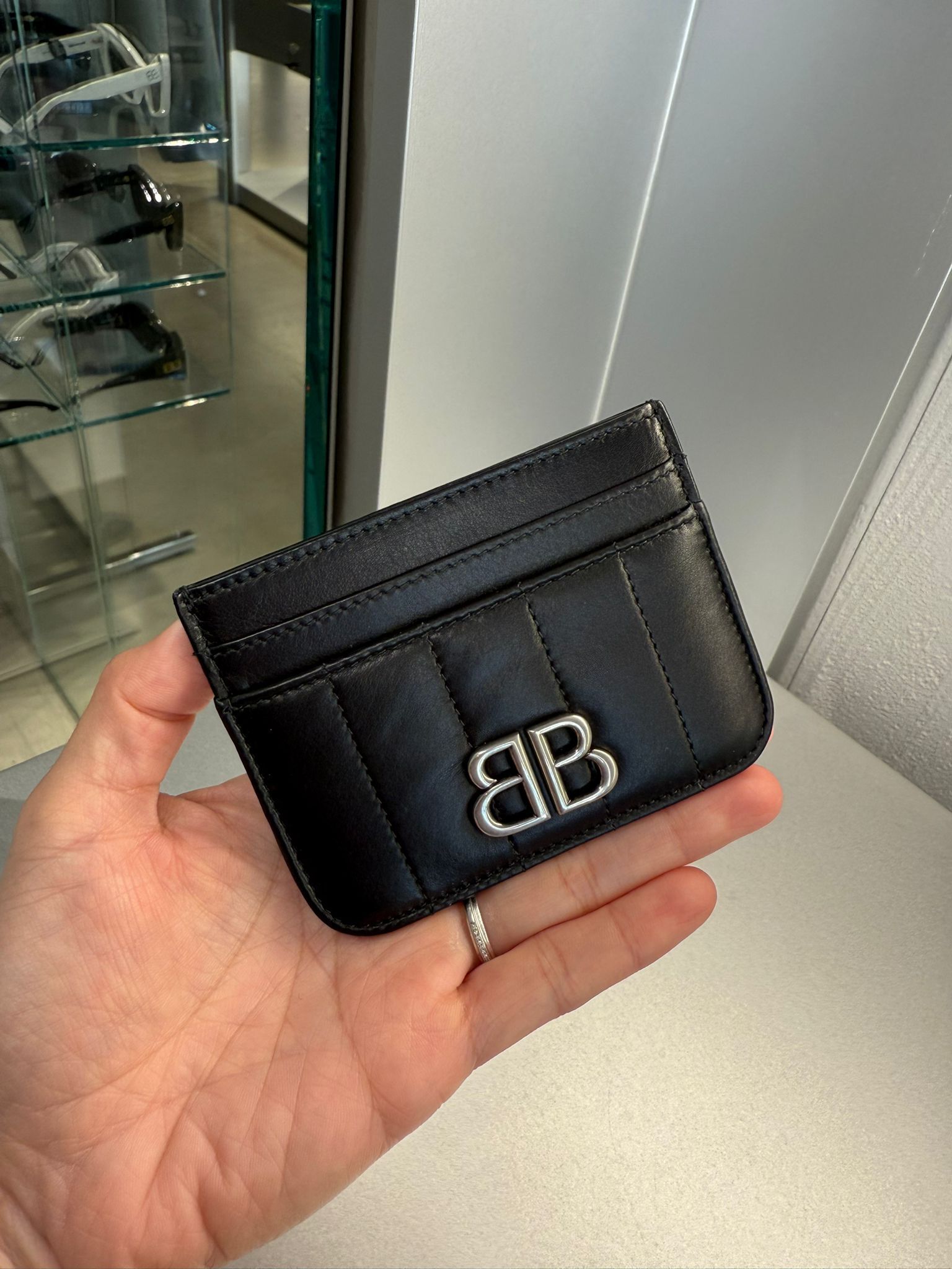 Balenciaga Monaco Cardholder Black 765463