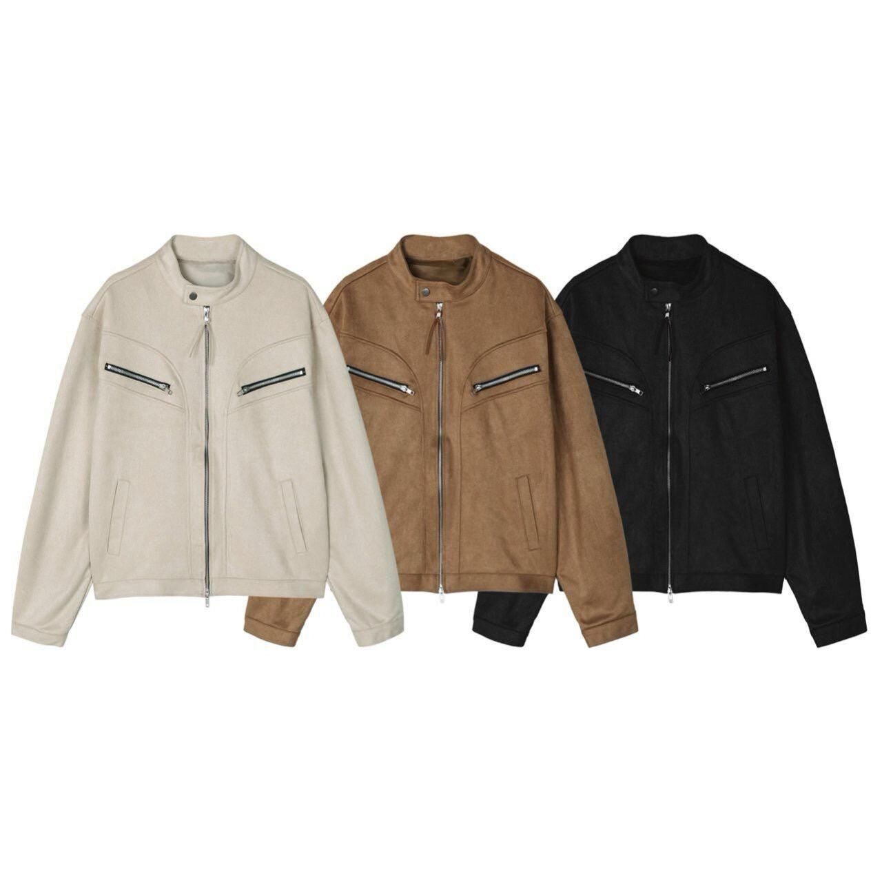 企領拉鍊猄面褸 Veil-055JK