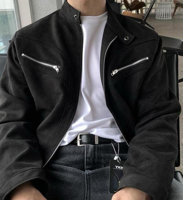 企領拉鍊猄面褸 Veil-055JK