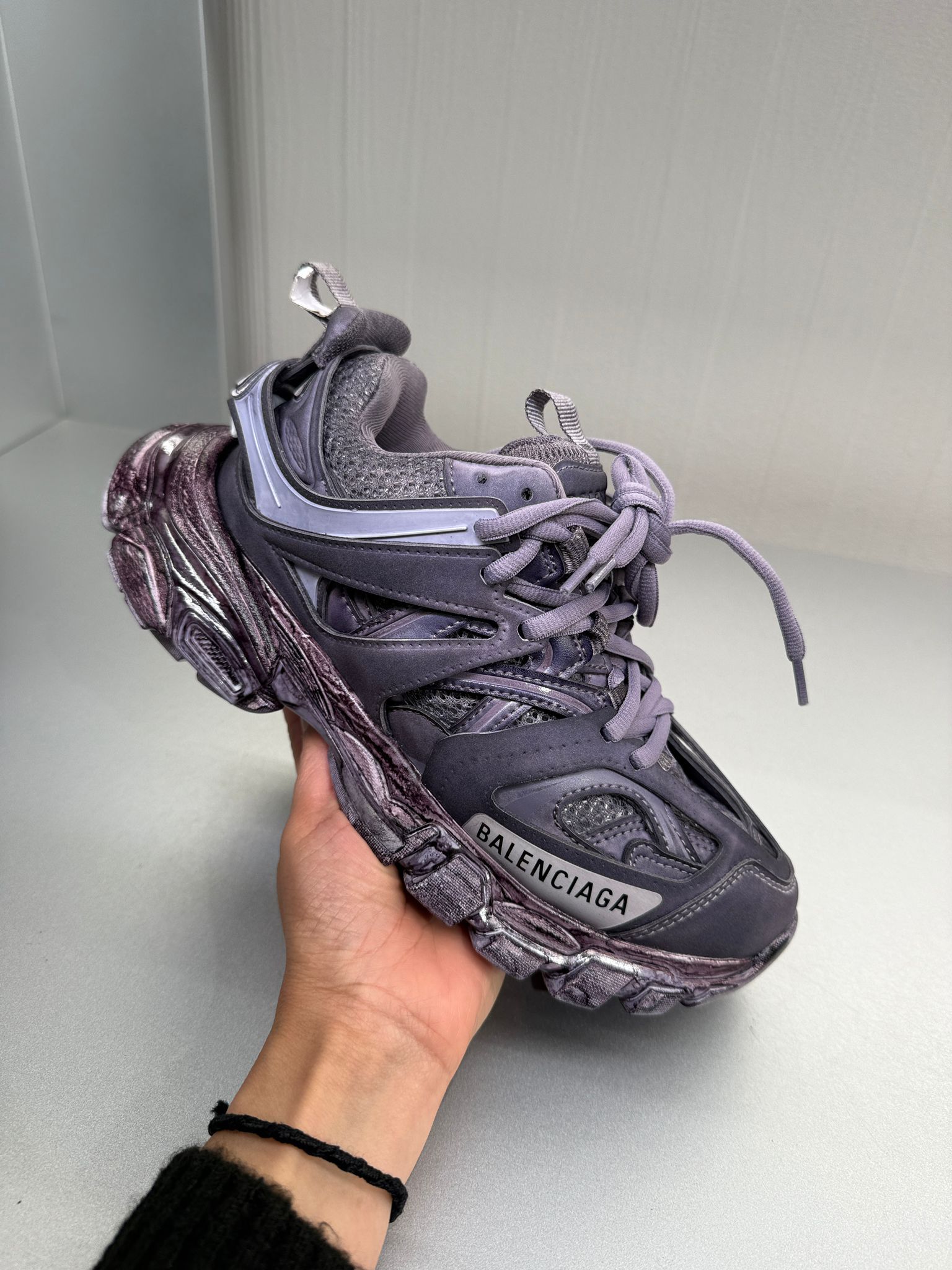 Balenciaga Triple S Sneakers Purple 524036