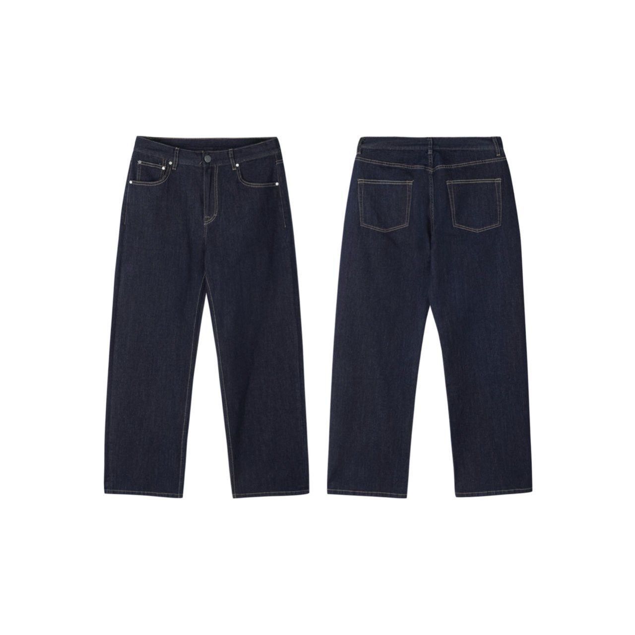 淨色鬆身牛仔褲 Veil-059P