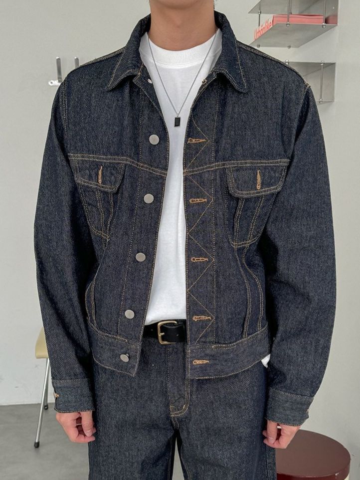 淨色牛仔褸 Veil-065JK