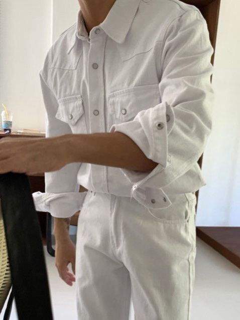 淨色長袖恤衫 Veil-072S