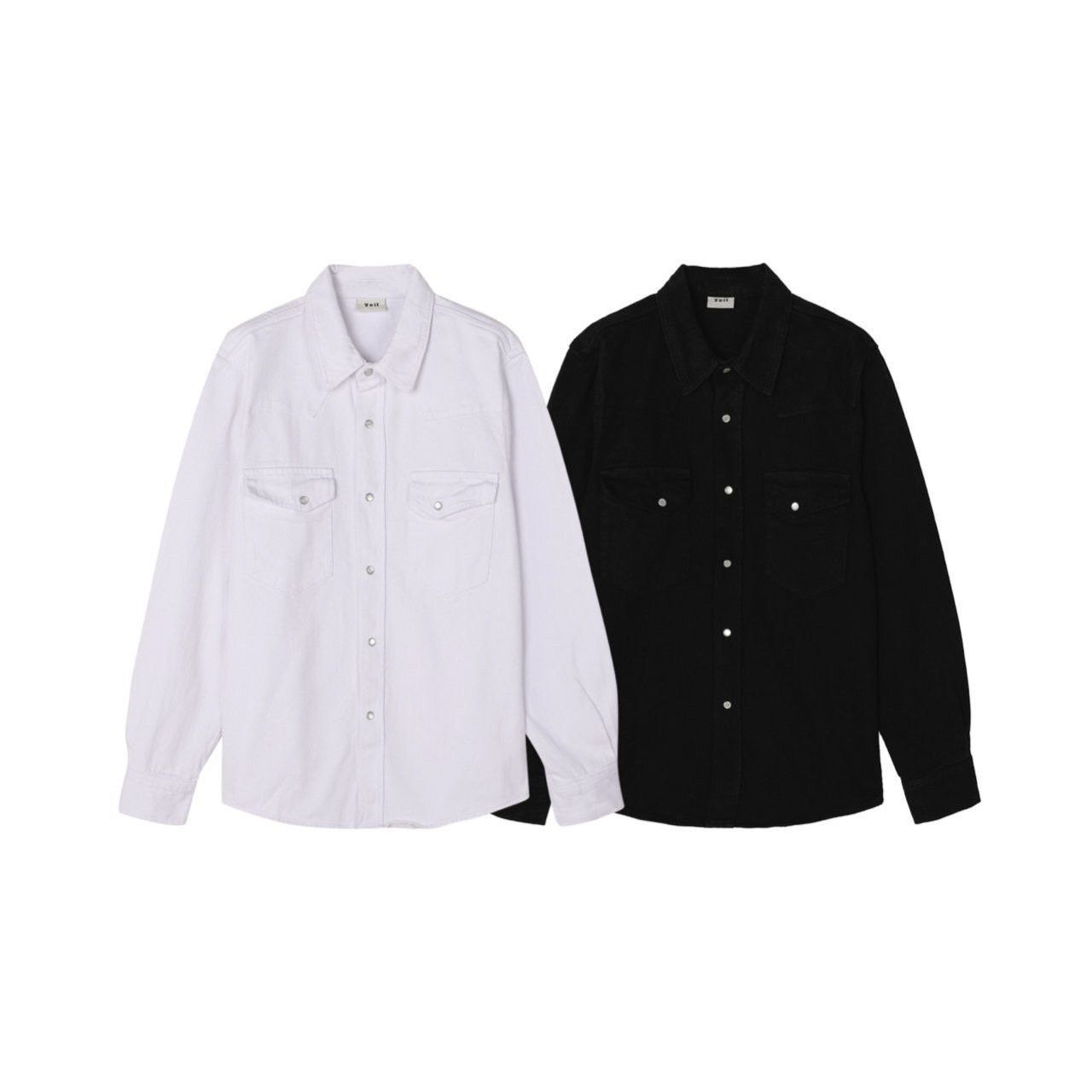 淨色長袖恤衫 Veil-072S