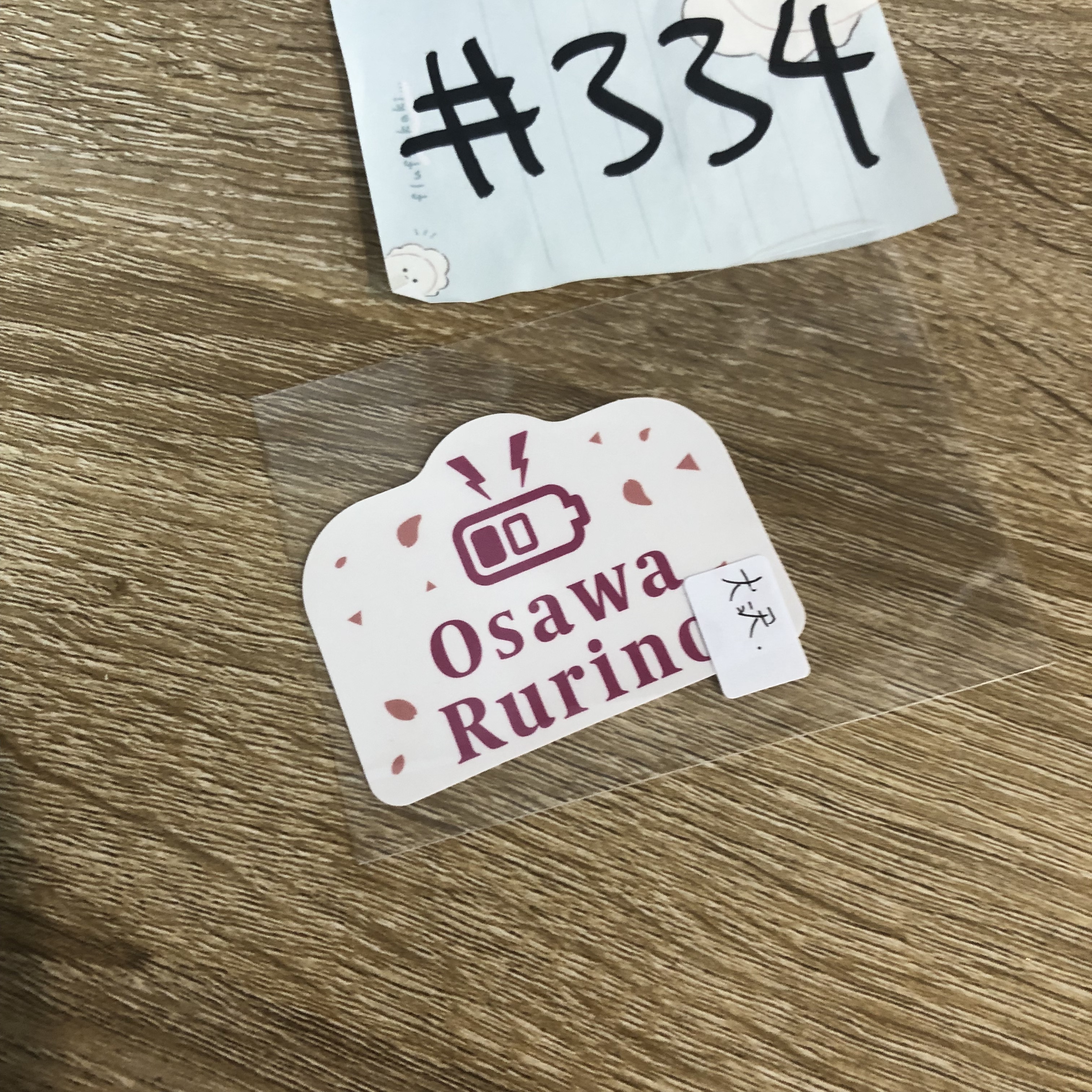 LoveLive!  大沢 貼紙#334