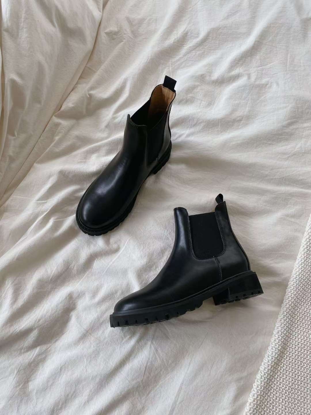 中性底筒短boots